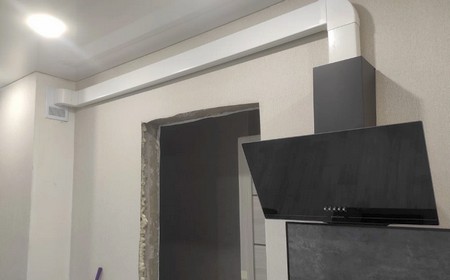 Установка кухонной вытяжки